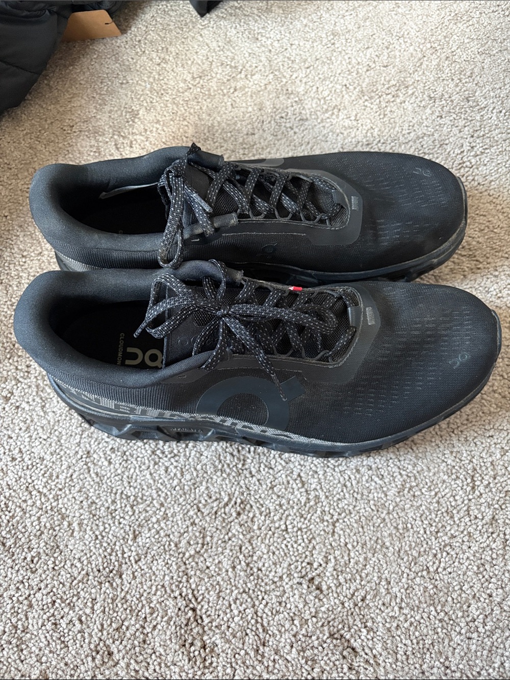 On- M Cloudmonster 2- Black size 10